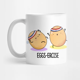 Eggsercise Cute Egg Pun Mug